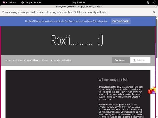 Foxxyroxii Get Password