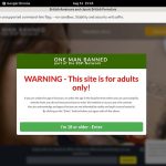 $1 One Man Banned Trial Membership