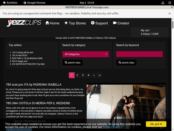 Accounts Free Yezzclips.com