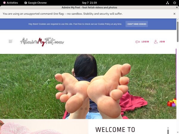 Admiremyfeet.com Promo Deal