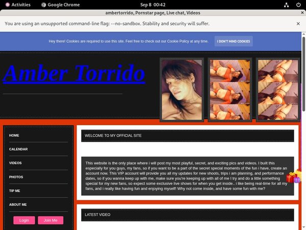 Ambertorrido Mobile Account