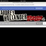 Audrey Hollander Sex Hd