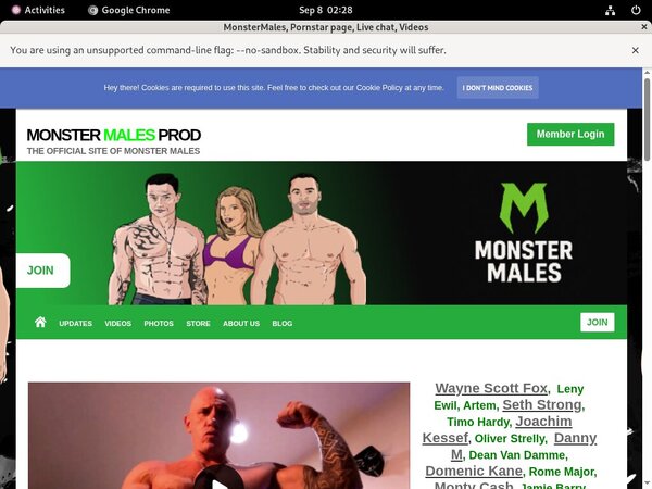 Buy Monstermalesprod.com Account