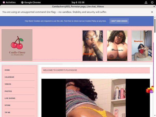 CamilacherryXXX Promo Code