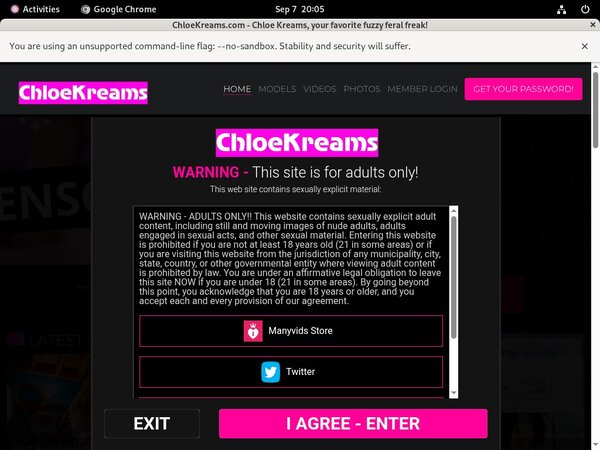 Chloekreams.com Password Generator