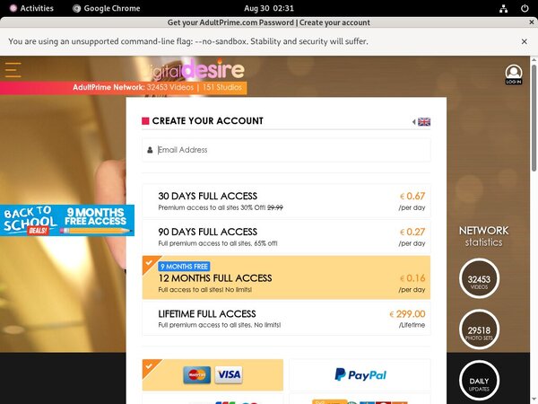 Digitaldesire Order Form