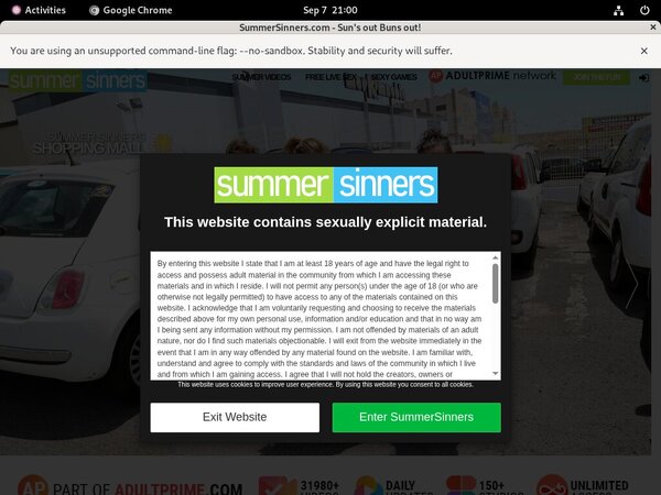 Discount For Summer Sinners Discount For Summer Sinners