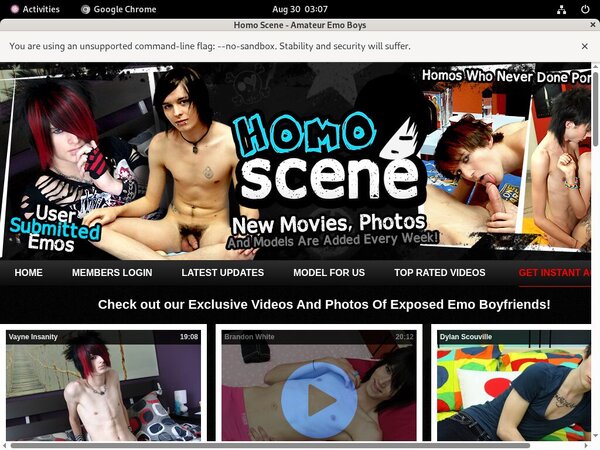 Discount Homoscene.com Sign Up