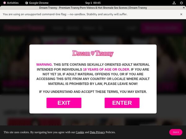 Dream Tranny Discounted Offer