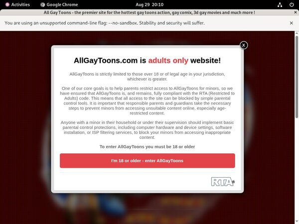 Free All Gay Toons User