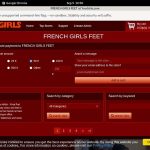 Free FRENCH GIRLS FEET Premium Account