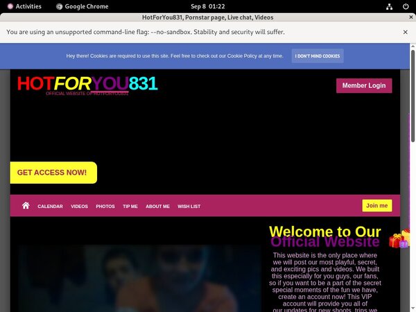 Free Hotforyou831 Logins