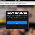 Free Ladyboys Fucked Bareback Username