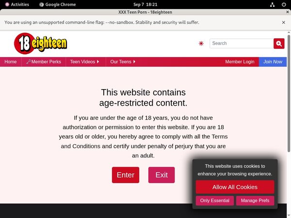Free Working 18eighteen Account