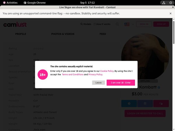 Free Yuri Kombatt Trial Membership