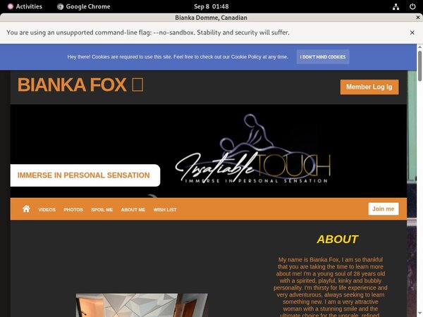 Goddessbianka.com Cams