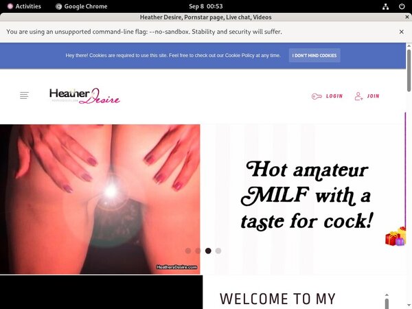 Heather Desire Sign Up Again