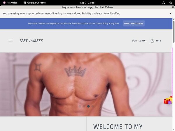 Izzyjamess Free Login