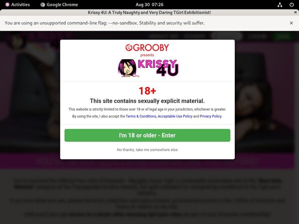 Krissy4u.com Sign In