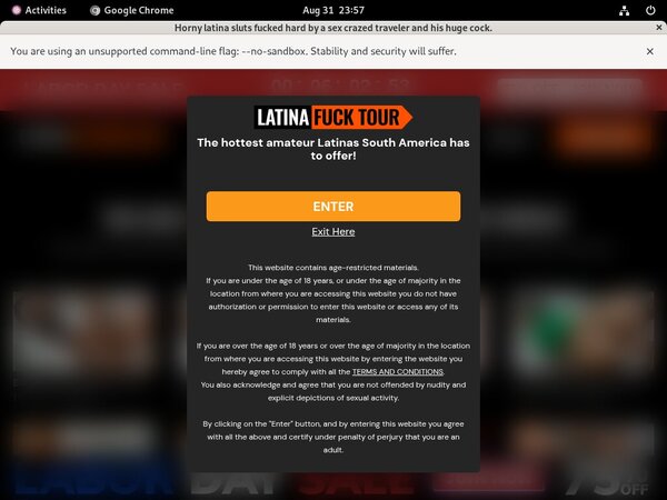 Latina Fuck Tour Payment Options