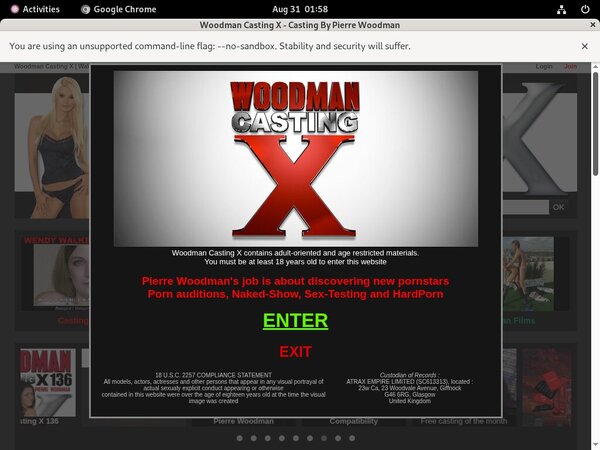 Login Woodman Casting X For Free