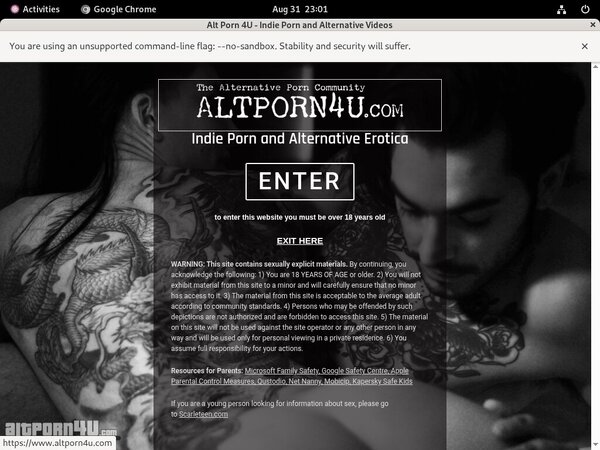Make Altporn4u.com Account