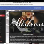 MistressOnline Receive Discount
