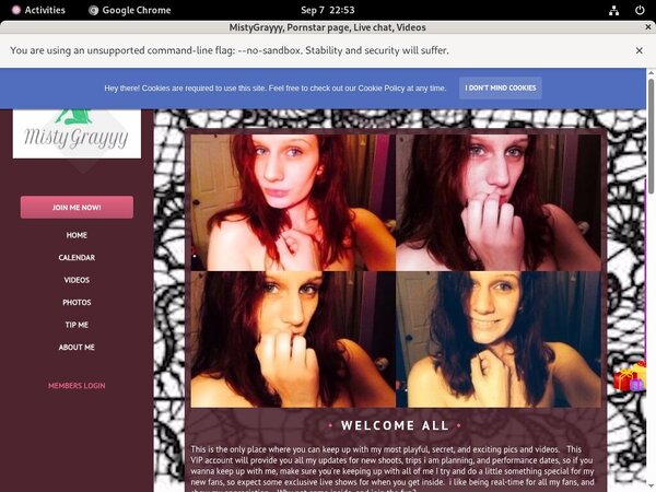 MistyGrayyy With European Credit Card