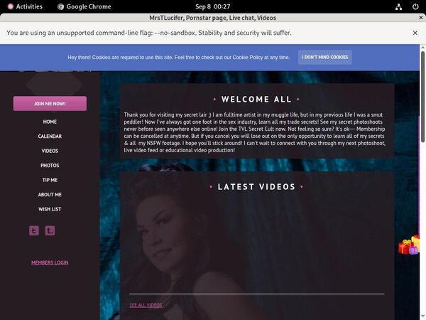 MrsTLucifer Free Pics
