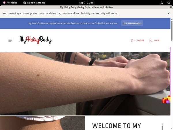 MyHairyBody Account Logins
