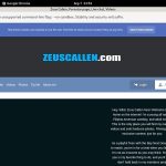 New Zeuscallen Password