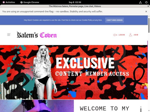 Nude TheMistressSalem