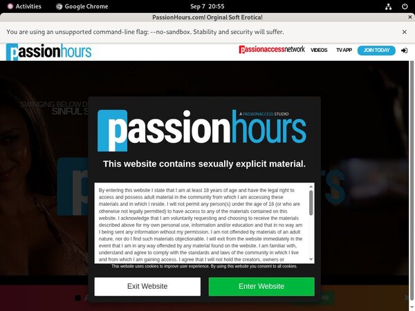 Passion Hours Login And Password