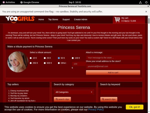 Princess Serena Member Review