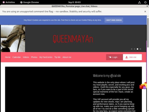 Queenmayan.modelcentro.com Real Accounts
