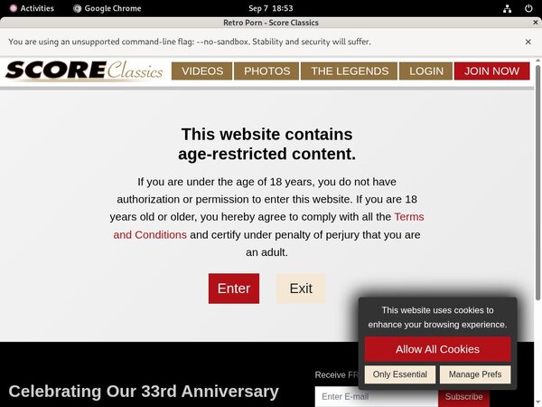 Score Classics Trial Membership Deal