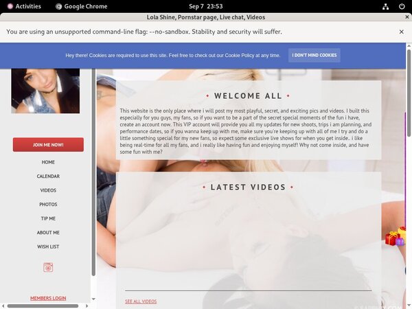 Shinelola Free Logins