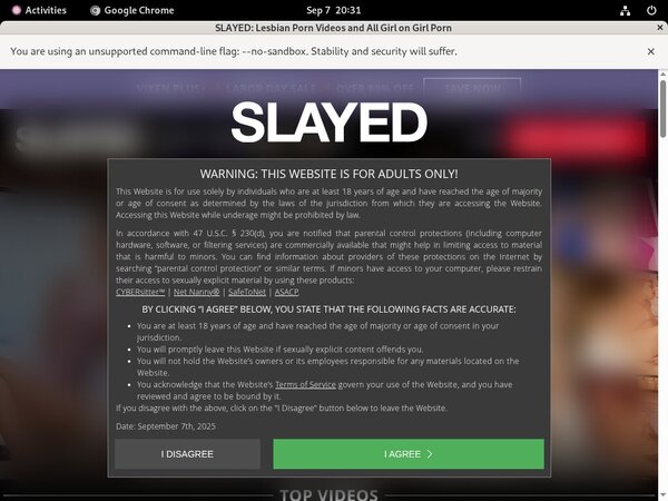 Slayed.com Credit Card