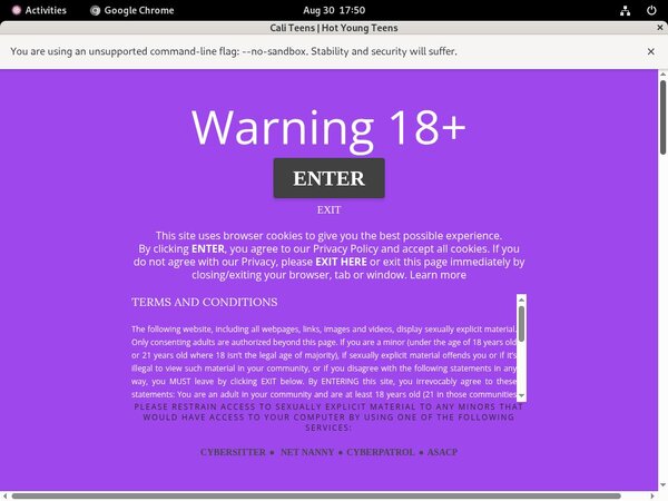 Teens Cali Coupon