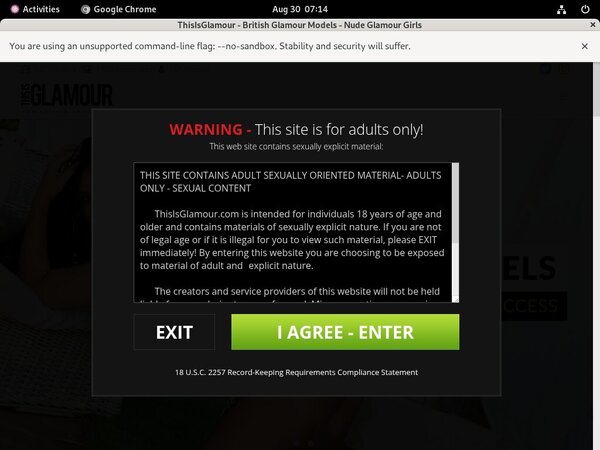 This Is Glamour Password Login