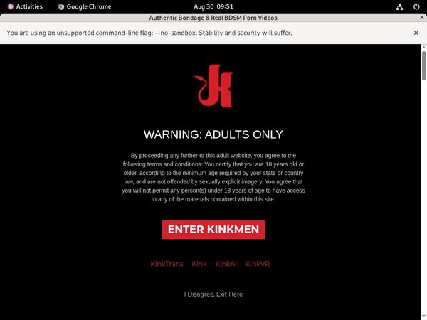 Working Kinkmen Login