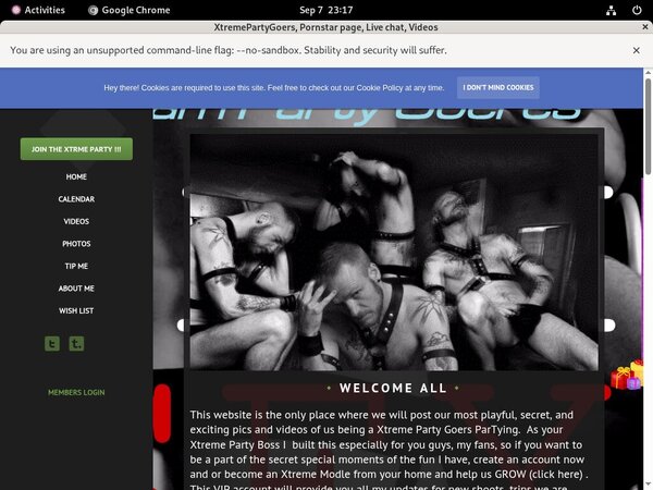 XtremePartyGoers Membership Trials