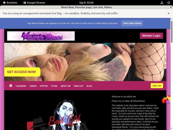 Fre Ravenroxx.com Login And Password