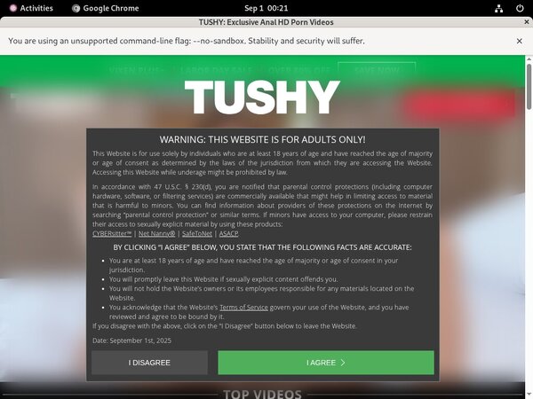 Tushy Alternate Payment